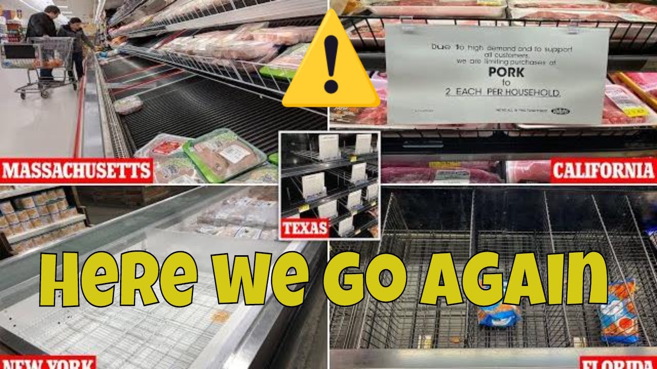 😡 200+ Grocery Haul In Lockdown, EPIC FAIL ! 😫 MeatShortages 