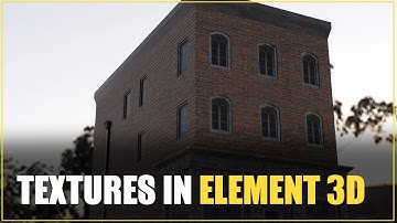 Texturen in Element 3D - After Effects-zelfstudie