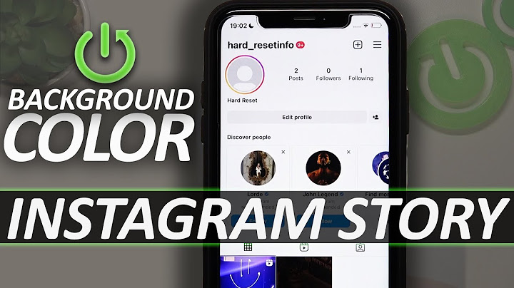 Instagram story change background color with photo
