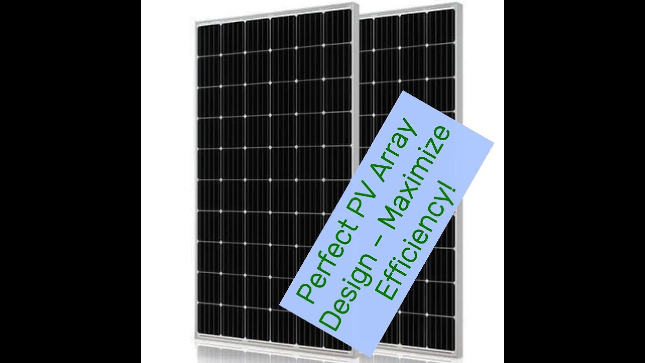 PV Array Design for a 5kW Solar-Powered EV Charging Station | Sizing ...