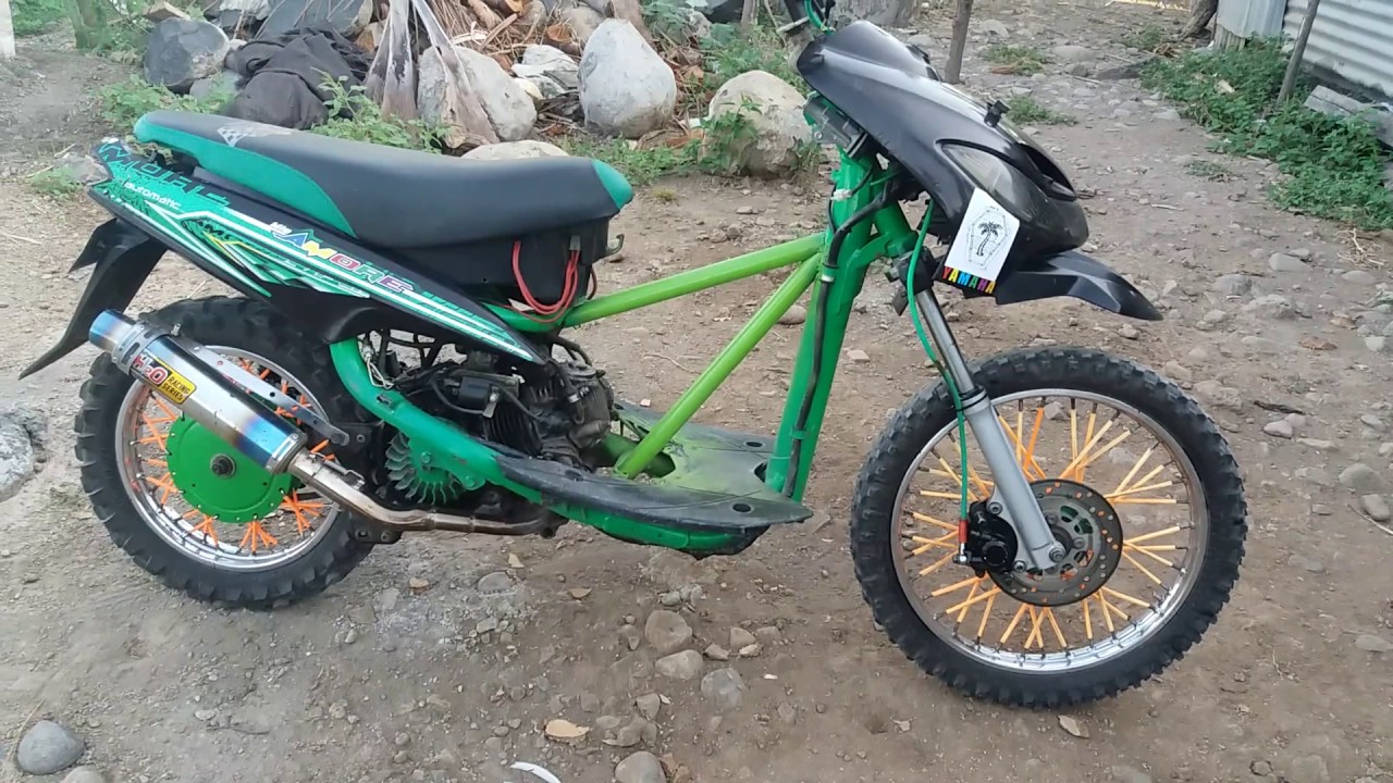 Koleksi 97 Foto Modifikasi Motor Mio Trail Terbaik Lawang Motor