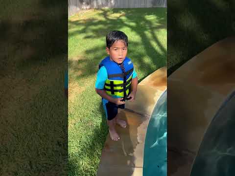 Dad helps son face his fears then mom does this #shorts