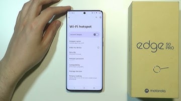 How to Check Hotspot Password on Motorola Edge 50 Pro - Change Wi-Fi Hotspot Password