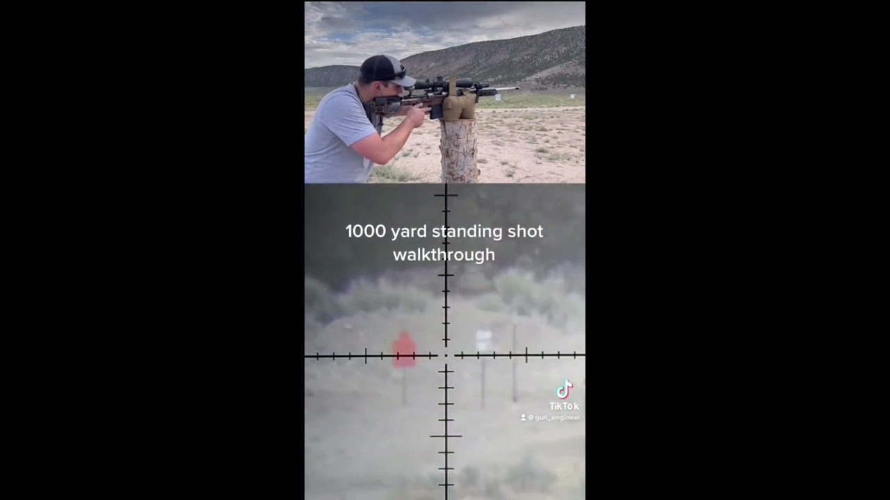 1000 Yard Standing Single Support Shot Longrangeshooting