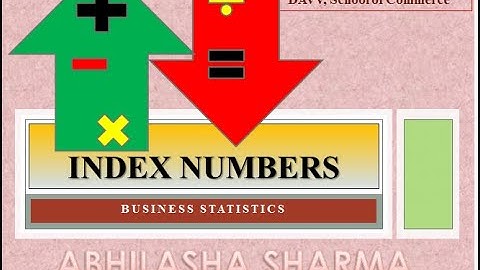 INDEX NUMBERS#1