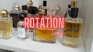 MY PERFUME MONTHLY TRAY ROTATION | my perfume collection