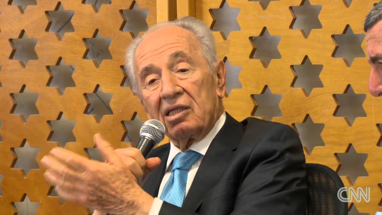 Shimon Peres: Violence is a sickness