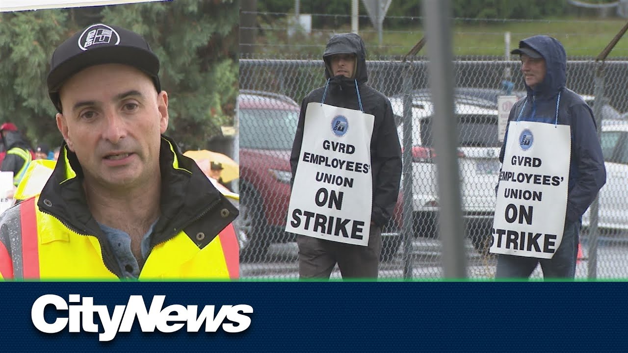 Picket lines up at Metro Vancouver wastewater plants YouTube