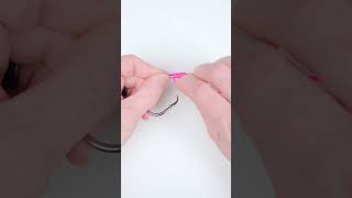 Easy Fishing Knot (No Knot Snell) #fishingknot