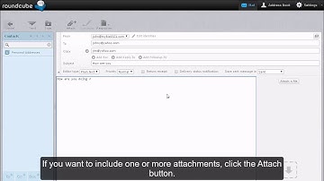 How To Write an Email Message in RoundCube