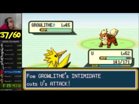 Pokemon Fire Red - Round Speedrun in 3:31 YouTube