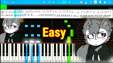 Why We Lose Meme Piano Tutorial | Piggy Book 2 | Why We Lose Animation Meme | Piano Tutorial Easy