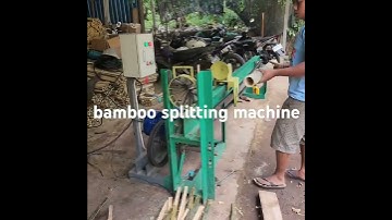 bamboo splitting machine . umbrella production with large capacity and neat size precision