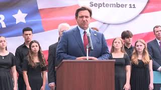Governor DeSantis Delivers Remarks at Palm Harbor 9/11 Memorial Ceremony