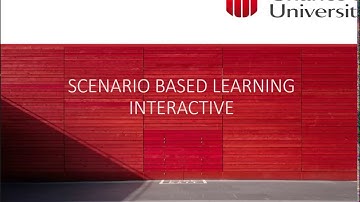 Scenario Based Learning Interactive - Psychology of Learning