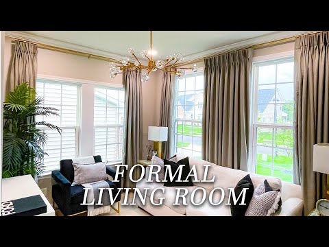 Bed Bath And Beyond Curtain Rods Formal Living Room Makeover Tour You