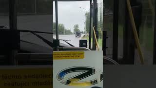 Bus Ride in rainy Ostrava Czech Republic
