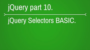how to use id selector in jquery - part 10