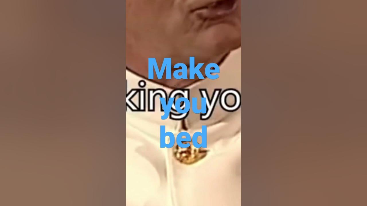 make your bed speech subtitles