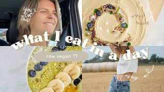 What I eat in a Day // Raw vegan ?!