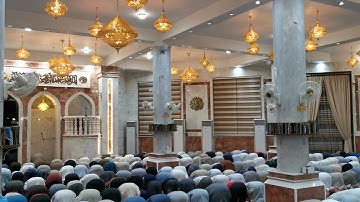 صلاة التراويح كاملة ليلة ٨ رمضان ١٤٤٣هجرية للقارئ محمد العكيدي في جامع خالد بن الوليد