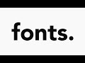 Fonts.