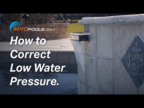 方法：低水圧を修正する
