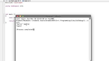Comments and escape sequences (C++ programming tutorial)