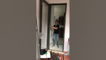 Cửa lưới xếp kéo ngang làm 02 cánh,cửa lưới chống muỗi giá rẻ,lưới chống muỗi,cửa ngăn muỗi