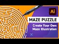 How to Draw a Maze Puzzle in Illustrator