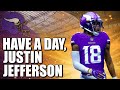 Vikings Rookie WR Justin Jefferson Has a Record Setting Day