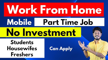 New Part Time work from home jobs in tamil @haritalkiesinfo