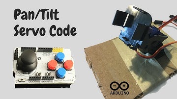 Pan Tilt Servo Demo for Arduino (Button Control)