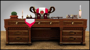 Substance painter - Stylized Table Texturing tutorial