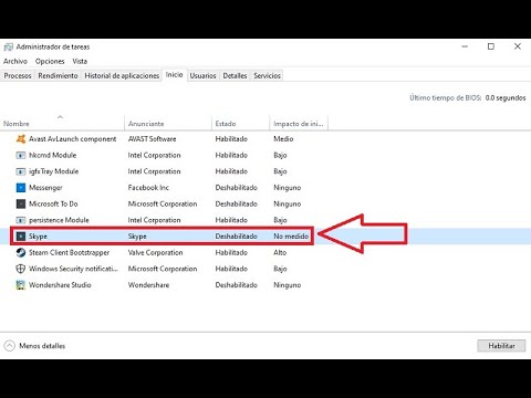 Video: Cómo Deshabilitar Skype