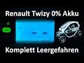 Was passiert, wenn man den Renault Twizy komplett leer fährt? Ich habe es für euch getestet!