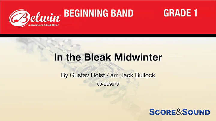 In the Bleak Midwinter, arr. Jack Bullock  Score &...