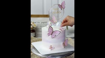 Butterfly Cake Toppers - Add a Touch of Elegance to Your Dessert Party!