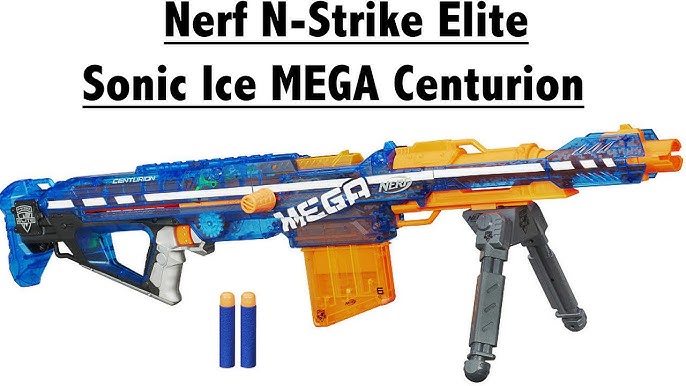 Nerf Mega Centurion Sniper Rifle Blaster Gun w Mag