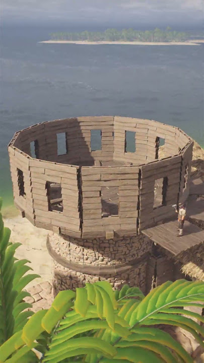 6 hours of building in 60 seconds #basebuilding #crosswind #piratebase #gaming #survivalgame