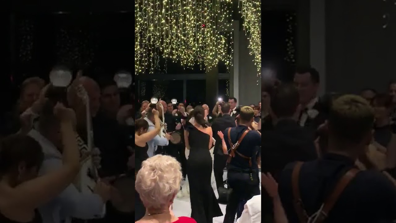 Greek wedding entrance with zaffet drums and bouzouki by Tommy Tsonis