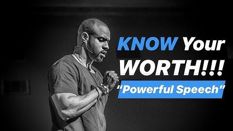 KNOW Your Worth Motivational Speech | Jeremy Anderson