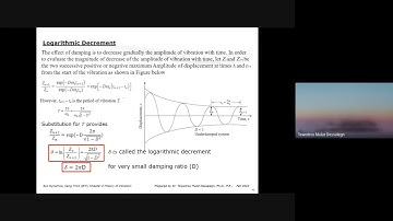 7 - Soil Dynamics - Chapter 2 - Theory of Vibration   Part 4 of 5