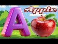 Phonics Song with TWO Words - A For Apple - ABC Alphabet Songs with Sounds for Children #zullukidstv
