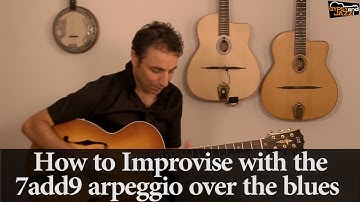 How to Improvise over the Blues - Half-diminished  Arpeggio and Trill Ornaments - free lesson