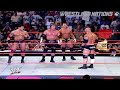 Goldberg vs Triple h,Batista and Randy Orton 3 on 1 Match