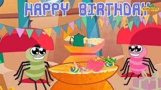 Incy Wincy Spider Birthday Twist - Children Nursery Rhymes