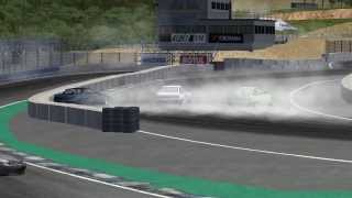 Rfactor ebisu AE86 drift battle