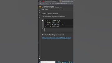 Python List print a list in reverse order short-form and use a for loop to print it in reverse order