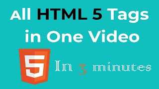All HTML Tags in One Video